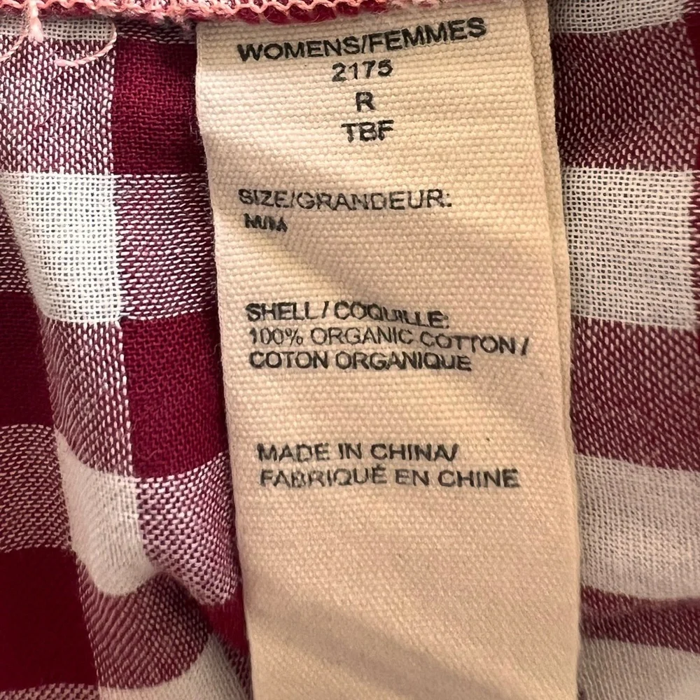Woolrich Organic Cotton Plaid Red Orange Blue Button Down Gingham Shirt … - Picture 14 of 14